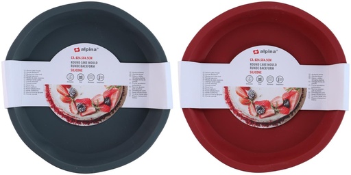 [871125200319] ALPINA Round Cake Mould Ø24.5cm