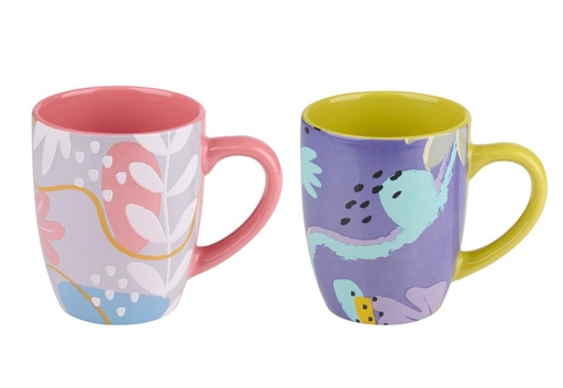 [871125250013] ALPINA Mug 310ml Fantasy Flower Print