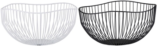 [871125250672] ALPINA Fruit Basket Ø26cm Black/White