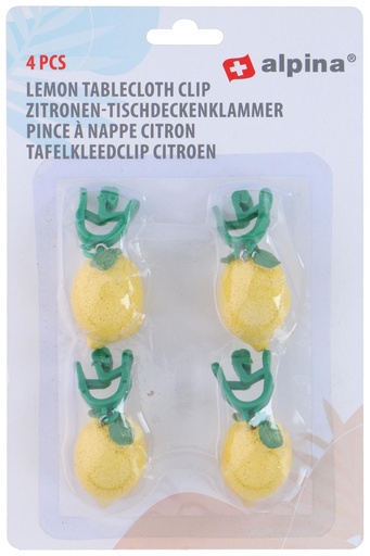 [871125256932] ALPINA Tablecloth Clip Lemon