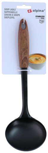 [871125256809] ALPINA Soup Ladle 28cm