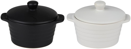 [871125258608] ALPINA Mini Casserole With Lid 13x10cm 210ml