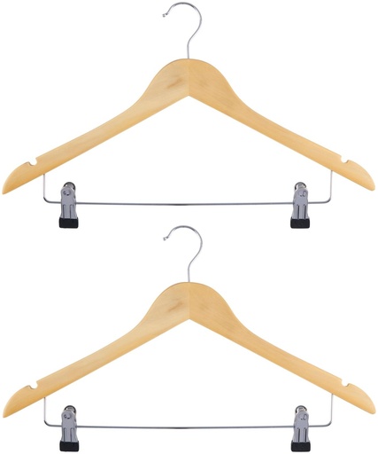 [871125242917] ALPINA Clothes Hanger 45x27cm with Trouser Bar