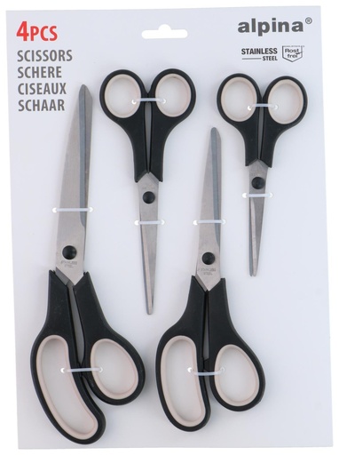 [871125255735] ALPINA Alpina Kitchen Scissors 24.5/21/17/14cm