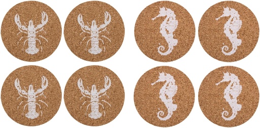 [871125235036] ALPINA Coaster Ø10cm Animal Print