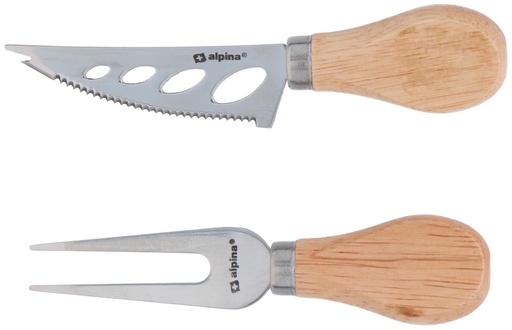 [871125226841] ALPINA Cheese Knife and Fork 14/13cm