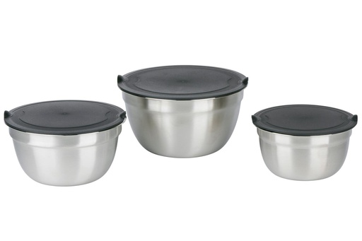 [871125229118] ALPINA Round Storage Bowls With Lid Ø18.5cm