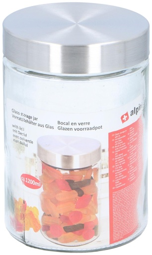 [871125214796] ALPINA Storage Jar 1200ml Ø11cm