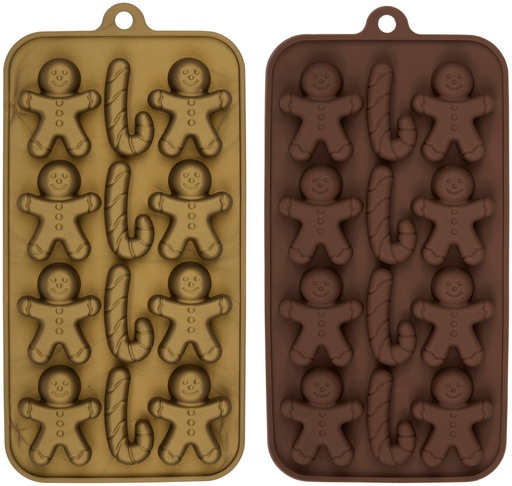 [871125225917] ALPINA Christmas Chocolate Mould 21x10.5x1.4cm