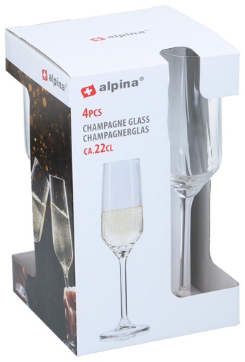 [871125227562] ALPINA Champagne Glass 220ml