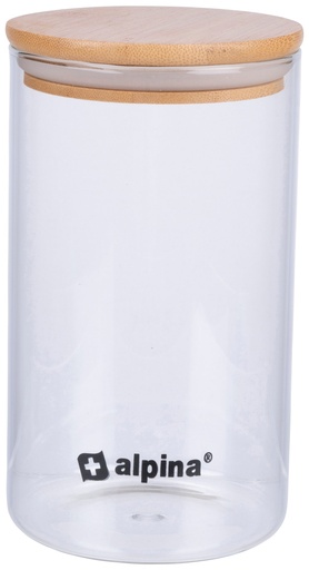 [871125247287] ALPINA Storage Jar 900ml Ø10x17cm