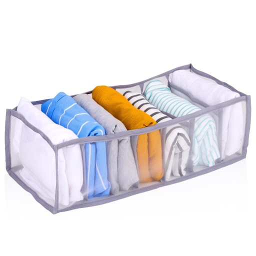 [871125224670] ALPINA Clothes Organizer 36x17x12cm 7 Compartments