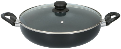 [871125218331] ALPINA Frying Pan with Glass Lid Ø28cm