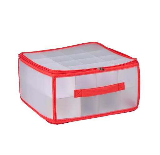 [871125258683] ALPINA Christmas Ornament Storage Box 30x30x15cm