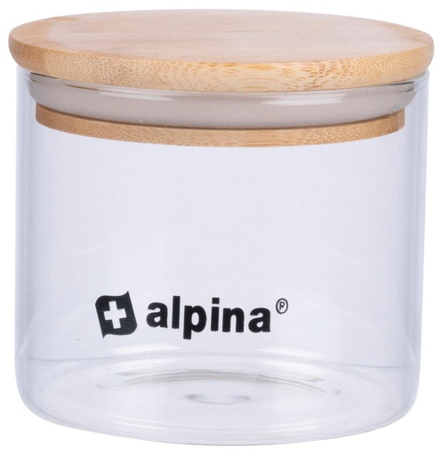 [871125200688] ALPINA Storage Jar 500ml Ø10x9cm