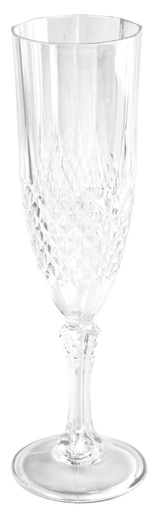 [871125205303] ALPINA Champagne Glass 200ml Crystal Effect Reusable