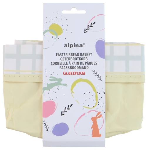 [871125227252] ALPINA Easter Bread Basket Ø23cm