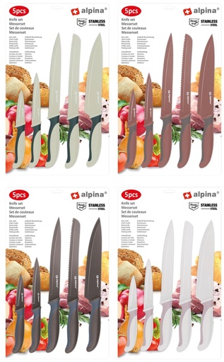 [871125247731] ALPINA Kitchen Knives 32/31.5/23.5/19cm