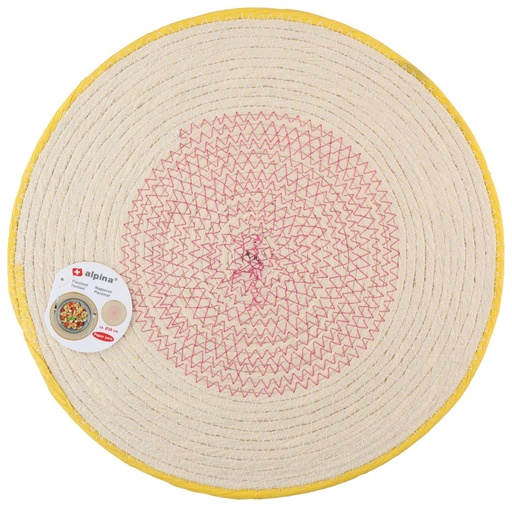 [871125224585] ALPINA Placemat Paper Yarn Round 38cm