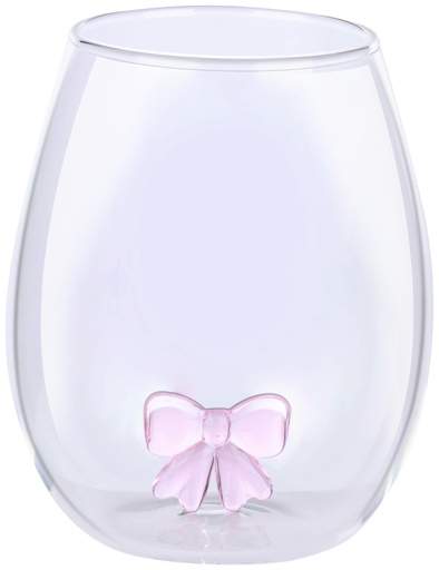 [871125242550] ALPINA Wine Glass with Bow 500ml Ø7.5x12cm