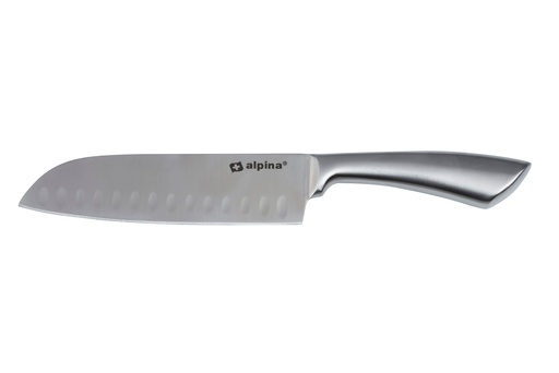 [871125287006] ALPINA Santoku Knife 31.5cm with Hole Handle