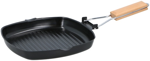 [871125213057] ALPINA Grill Pan with Foldable Handle Ø24cm