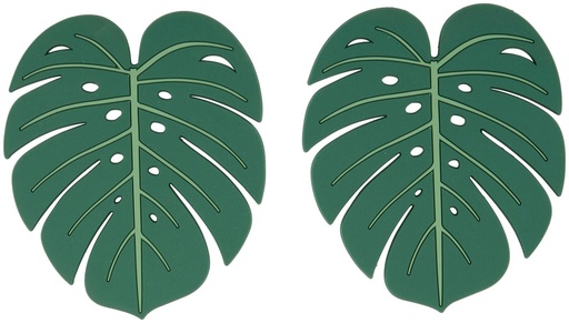 [871125256931] ALPINA Leaf Shape Coaster 10x12cm