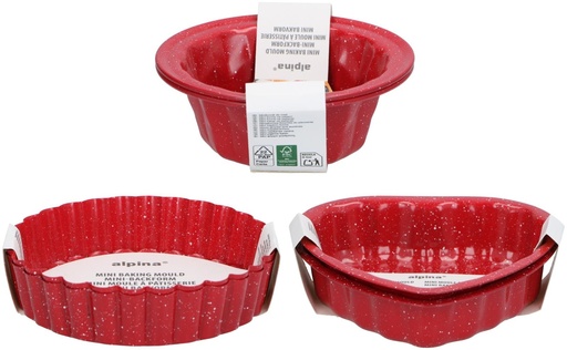 [871125233632] ALPINA Mini Christmas Baking Mould 12.5x12.5x3cm