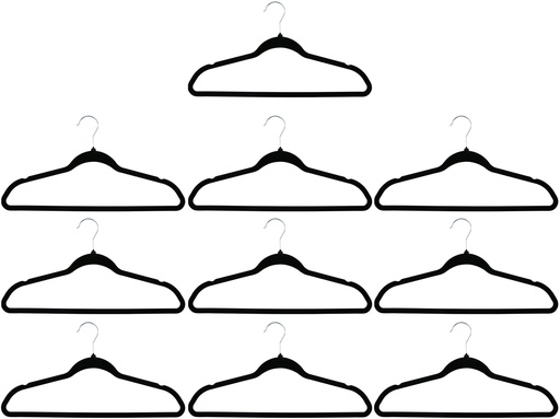 [871125234734] ALPINA Velvet Clothes Hanger Black