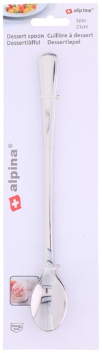 [871125222456] ALPINA Dessert Spoon 22cm Mirror Polish