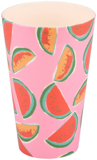 [871125230544] ALPINA Drinking Cup Ø8.3xh13cm Watermelon Print