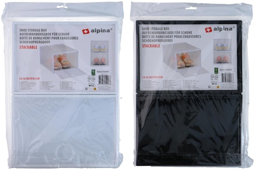 [871125255927] ALPINA Shoe Storage Box 36.5x27x18.5cm