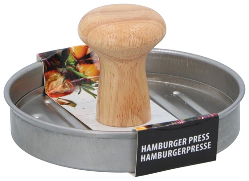 [871125230606] ALPINA Hamburger Press 13x13x6cm for BBQ
