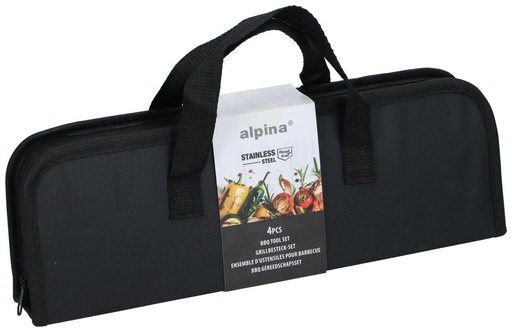 [871125229135] ALPINA BBQ Tool Set 30x38cm