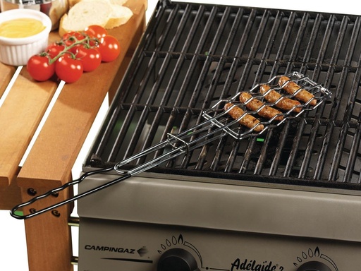 [871125229068] ALPINA BBQ Grill Basket For Sausage 44cm