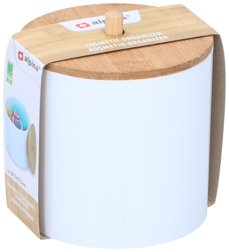 [871125218265] ALPINA Cosmetic Organizer Round 9.5x10.5cm