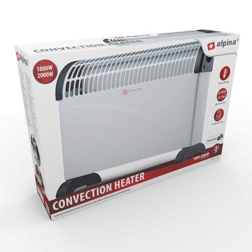 [871125238005] ALPINA Convection Heater 2000W 230V
