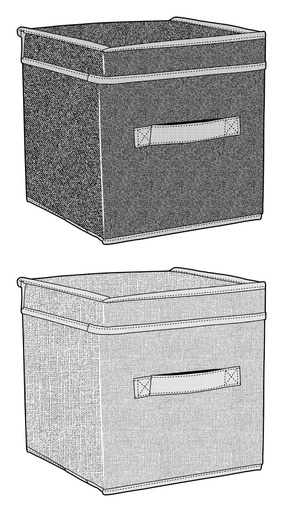 [871125256914] ALPINA Storage Box 25x25x25cm with Lid