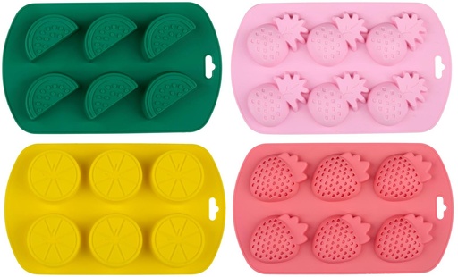 [871125233131] ALPINA Fruit Shape Ice Cube Tray 19.3x11.5cm