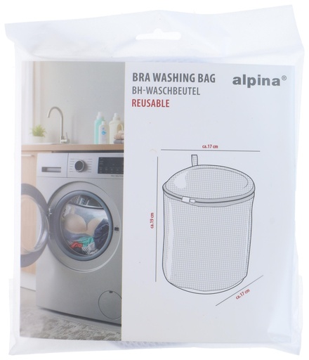 [871125247014] ALPINA Reusable Bra Washing Bag 17x19cm