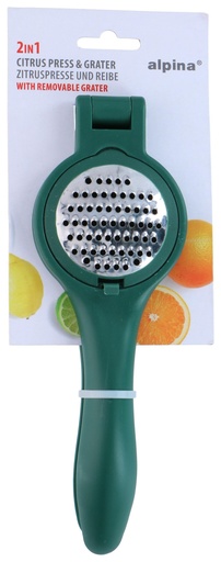 [871125243869] ALPINA Citrus Press and Grater 2 in 1