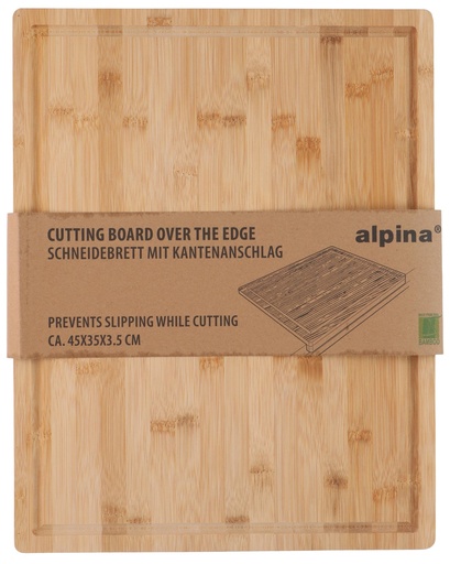 [871125243980] ALPINA Bamboo Cutting Board 45x35 cm