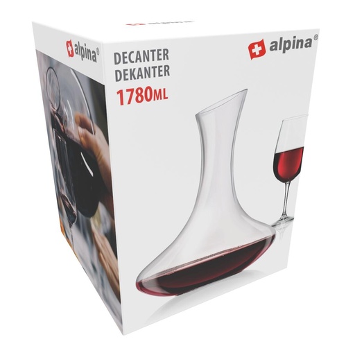 [871125207111] ALPINA Decanter 1780ml Ø20x24cm