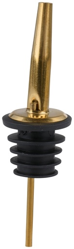 [871125242802] ALPINA Bottle Pourer Gold Ø3x10.5cm