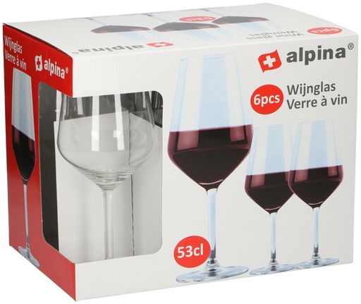 [871125286429] ALPINA Wine Glass 53cl for Red Wine