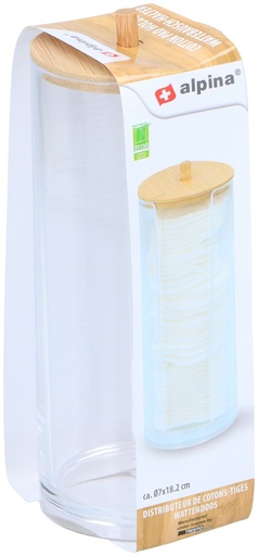 [871125218059] ALPINA Cosmetic Organizer with Bamboo Lid