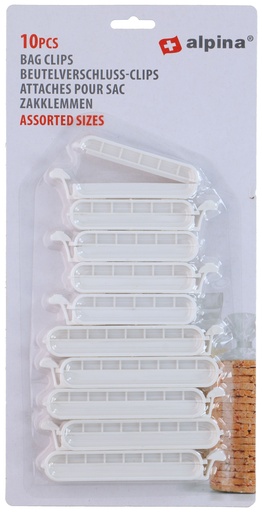 [871125255631] ALPINA Bag Clips 10 Pieces