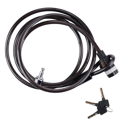 [871125223393] BLACK+DECKER Bike Cable Lock Ø10x2400mm