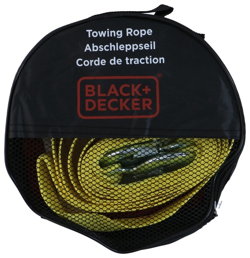 [871125223651] BLACK+DECKER Tow Rope 2000kg 4m