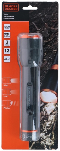 [871125223519] BLACK+DECKER Torch LED 12W 1200Lm 200m Beam